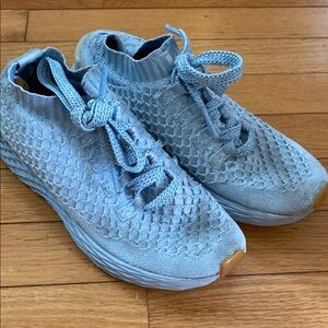 Light Blue Knit Sneakers NOBULL